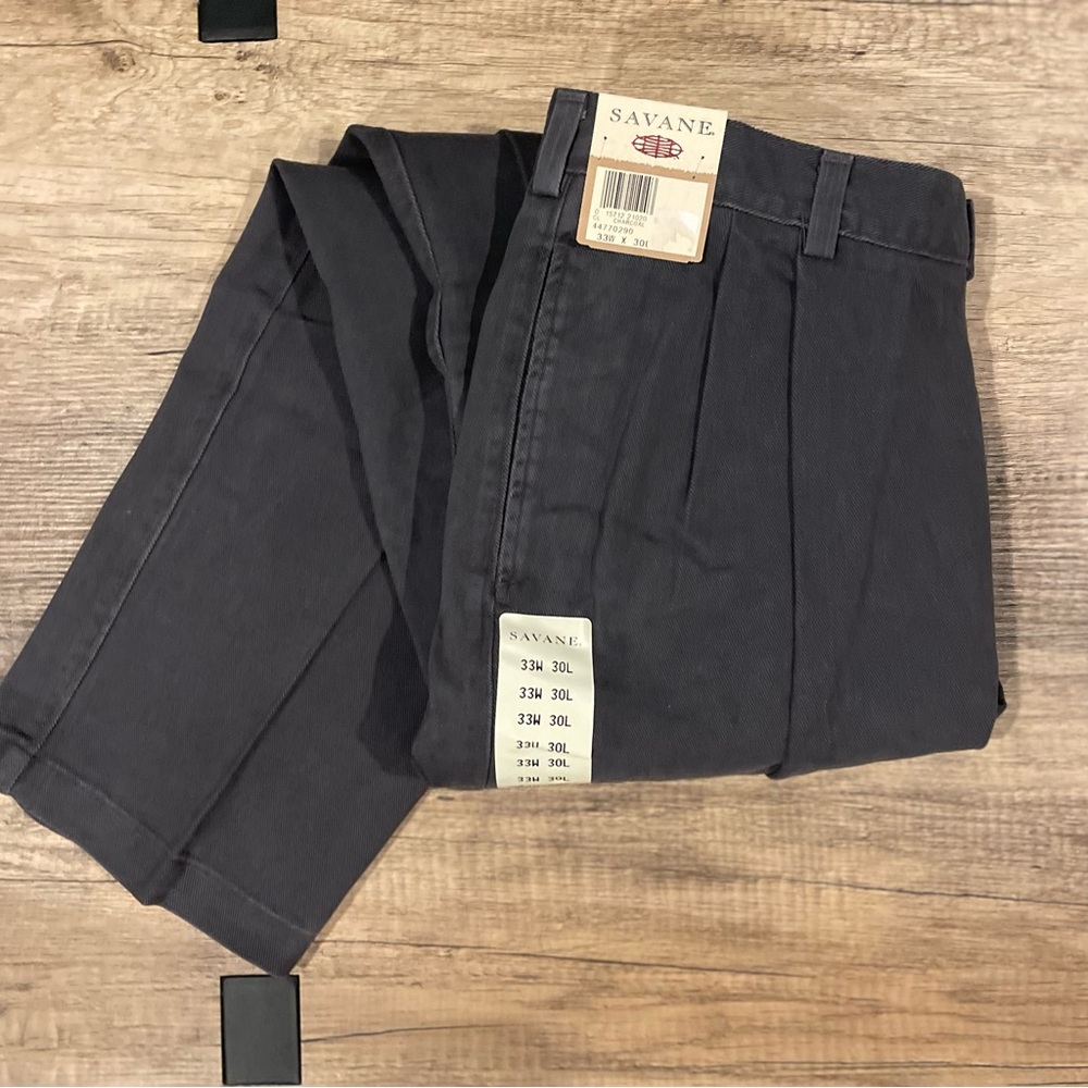 Savane Gray Chinos Classic Style
